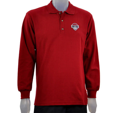 Polo homme manches longues Rouge (Esb)