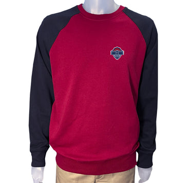 Chandail baseball Rouge/Marine (Esb)