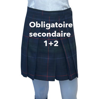 Jupe-Bermuda à Plis Tartan (Emm)