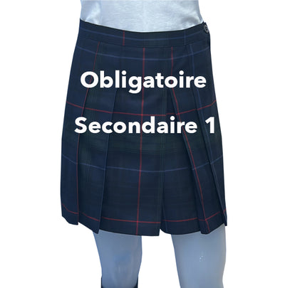 Jupe-Bermuda à Plis Tartan (Emm)