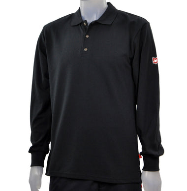 Polo homme manches longues Marine (Emm)