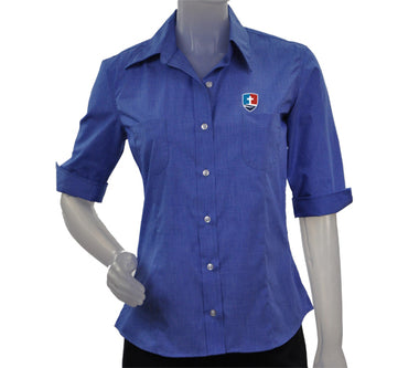 Blouse manches 3/4 Bleue (Ev)