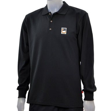 Polo homme manches longues Marine (Cdb)