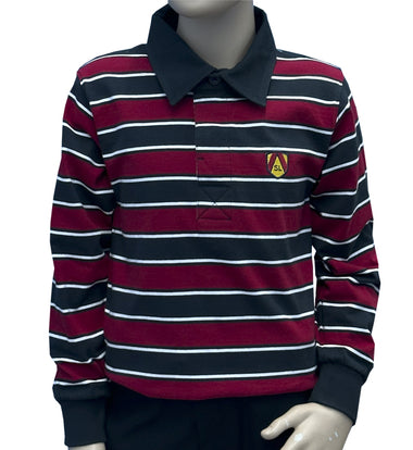 Polo rugby Marine/Rouge/Blanc (Asl)