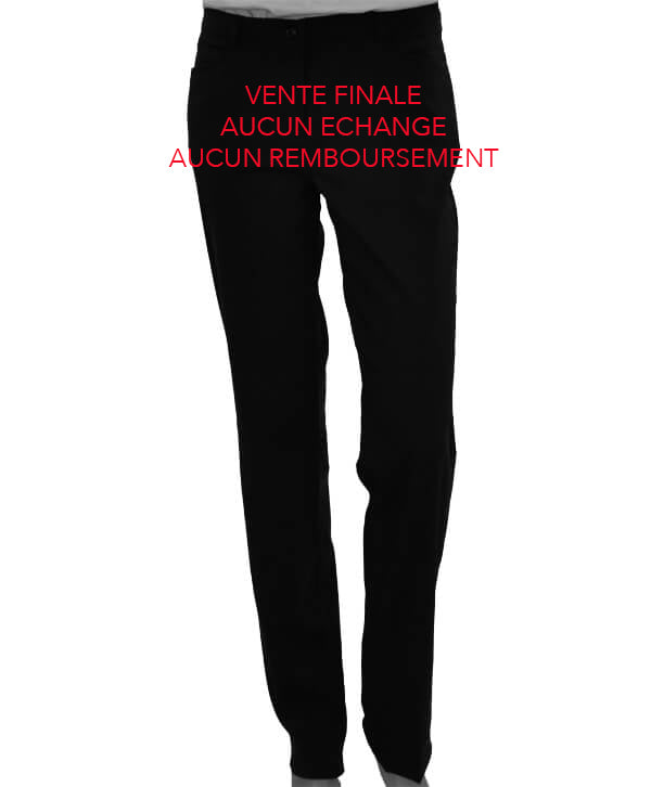Pantalon femme extensible STYLE noir Vepro