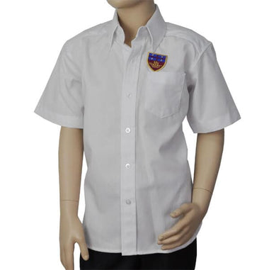 Chemise manches courtes Blanche (Mpcq)