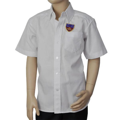 Chemise manches courtes Blanche (Mpcq)