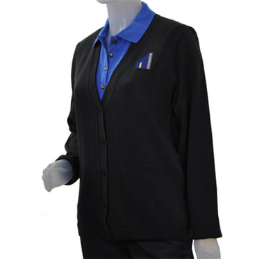 Cardigan avec boutons Marine (Cdb)