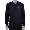 Polo homme manches longues Marine