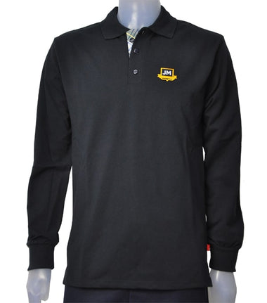 Polo unisexe manches longues Marine (Jm S)