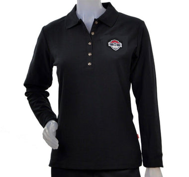 Polo femme manches longues Marine (Esb)