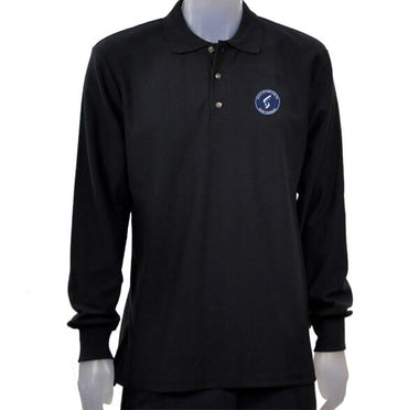 Polo homme manches longues Marine (Sc)