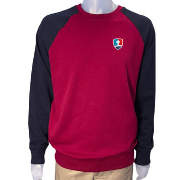 Chandail baseball Rouge/Marine (Ev)