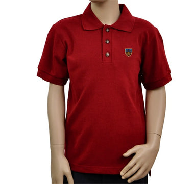 Polo unisexe manches courtes Rouge